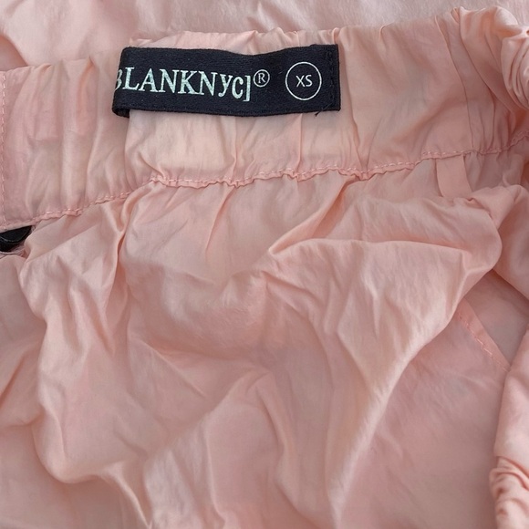 Blank NYC High Rise Pull On Cargo Pants Elastic Waist in Primrose Pink Size XS - Picture 5 of 8